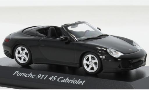 Miniature Porsche 996 4S 1/43 Maxichamps 911 cabriolet noire 2003 Porsche 996 4S 1/43 Maxichamps 911 cabriolet noire 2003 miniature