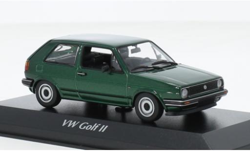 Miniature Volkswagen Golf 1/43 Maxichamps II metallise vert 1985 Volkswagen Golf 1/43 Maxichamps II metallise vert 1985 miniature