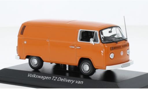 Miniature Volkswagen T2 1/43 Maxichamps fourgon orange 1972 Volkswagen T2 1/43 Maxichamps fourgon orange 1972 miniature