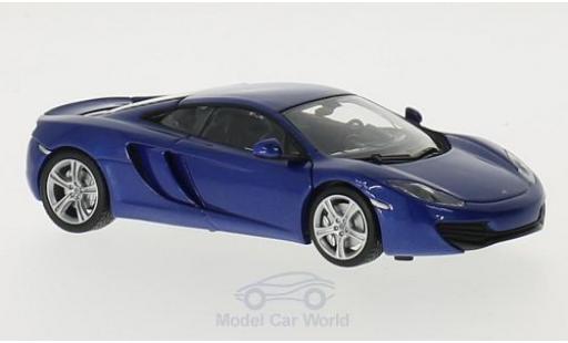 Miniature McLaren MP4-12C 1/43 Maxichamps 12C metallise bleue 2011 McLaren MP4-12C 1/43 Maxichamps 12C metallise bleue 2011 miniature
