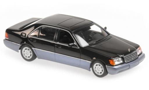 Miniature Mercedes 600 1/43 Maxichamps SEL (W140) metallise noire 1992 Mercedes 600 1/43 Maxichamps SEL (W140) metallise noire 1992 miniature