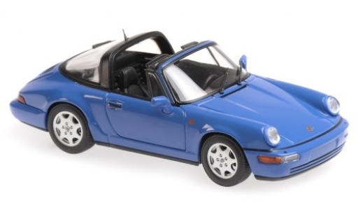 Miniature Porsche 964 1/43 Maxichamps 911 () Carrera 2 Targa bleue 1991 Porsche 964 1/43 Maxichamps 911 () Carrera 2 Targa bleue 1991 miniature