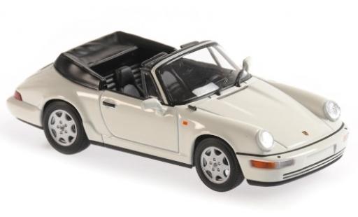 Miniature Porsche 964 1/43 Maxichamps 911 Carrera 4 Cabriolet () blanche 1990 Porsche 964 1/43 Maxichamps 911 Carrera 4 Cabriolet () blanche 1990 miniature
