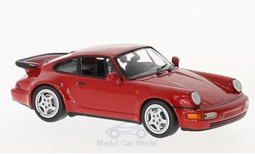 Miniature Porsche 964 Turbo 1/43 Maxichamps 911 Turbo () rouge 1990 Porsche 964 Turbo 1/43 Maxichamps 911 Turbo () rouge 1990 miniature