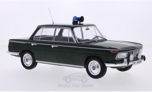 Miniature Bmw 2000 A 1/18 MCG TI (Typ 120) verte Polizei 1966 Türen und Hauben geschlossen Bmw 2000 A 1/18 MCG TI (Typ 120) verte Polizei 1966 Türen und Hauben geschlossen miniature