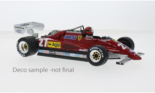 Miniature Ferrari 126 1/18 MCG C2 No.27 Scuderia SpA SEFAC Formel 1 GP Belgien 1982 1:18 Ferrari 126 1/18 MCG C2 No.27 Scuderia SpA SEFAC Formel 1 GP Belgien 1982 1:18 miniature