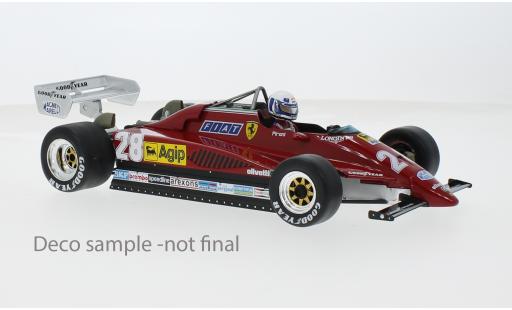 Miniature Ferrari 126 1/18 MCG C2 No.28 Scuderia SpA SEFAC Formel 1 GP Monaco 1982 1:18 Ferrari 126 1/18 MCG C2 No.28 Scuderia SpA SEFAC Formel 1 GP Monaco 1982 1:18 miniature