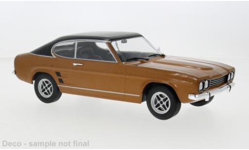 Miniature Ford Capri 1/18 MCG MK I GXL metallise marron/matt-noire 1973 1:18 Ford Capri 1/18 MCG MK I GXL metallise marron/matt-noire 1973 1:18 miniature