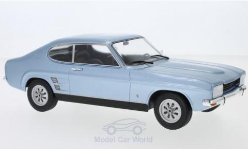 Miniature Ford Capri 1/18 MCG MKI 1600 XL metallise bleue 1973 Ford Capri 1/18 MCG MKI 1600 XL metallise bleue 1973 miniature