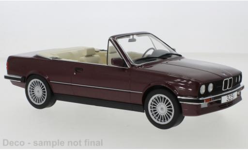 Miniature Bmw 325 1/18 MCG i (E30) Cabriolet metallise rouge 1985 Bmw 325 1/18 MCG i (E30) Cabriolet metallise rouge 1985 miniature
