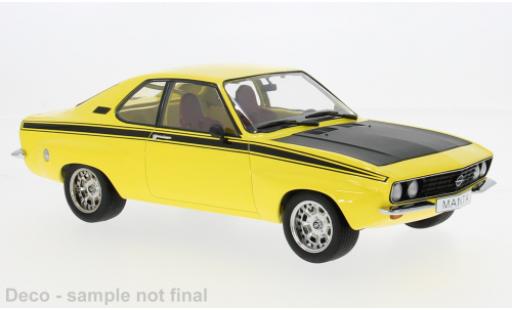 Miniature Opel Manta 1/18 MCG A Irmscher jaune/noire 1974 1:18 Opel Manta 1/18 MCG A Irmscher jaune/noire 1974 1:18 miniature