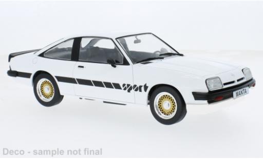 Miniature Opel Manta 1/18 MCG B Sport blanche 1980 1:18 Opel Manta 1/18 MCG B Sport blanche 1980 1:18 miniature