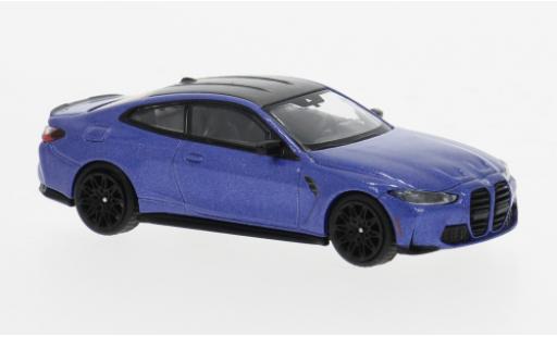 Miniature Bmw M4 1/64 Mini GT Competition (G82) bleue/noire 2024 1:64 Bmw M4 1/64 Mini GT Competition (G82) bleue/noire 2024 1:64 miniature