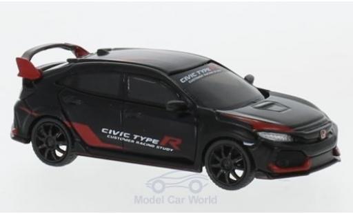 Miniature Honda Civic 1/64 Mini GT Type R (FK8) matt-noire/rouge Customer Racing Study Honda Civic 1/64 Mini GT Type R (FK8) matt-noire/rouge Customer Racing Study miniature