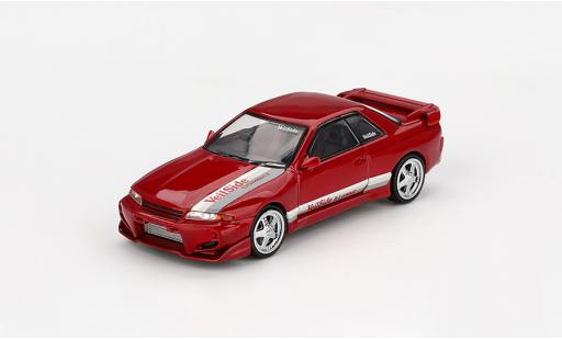 Miniature Nissan Skyline 1/64 Mini GT GT-R (R32) rouge 1:64 Nissan Skyline 1/64 Mini GT GT-R (R32) rouge 1:64 miniature