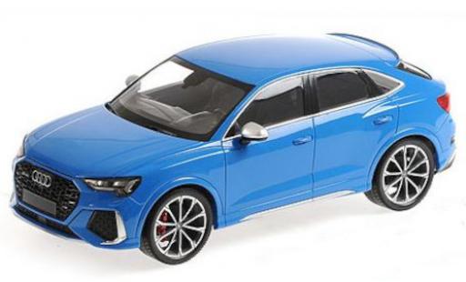 Miniature Audi RS Q3 1/18 Minichamps Sportback (F3) bleue 2019 Audi RS Q3 1/18 Minichamps Sportback (F3) bleue 2019 miniature