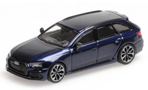 Miniature Audi RS4 1/87 Minichamps Avant (B9) metallise bleue 2018 Audi RS4 1/87 Minichamps Avant (B9) metallise bleue 2018 miniature