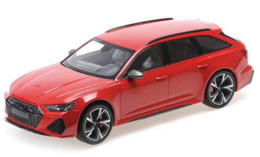 Miniature Audi RS6 1/18 Minichamps Avant metallise rouge 2019 Audi RS6 1/18 Minichamps Avant metallise rouge 2019 miniature
