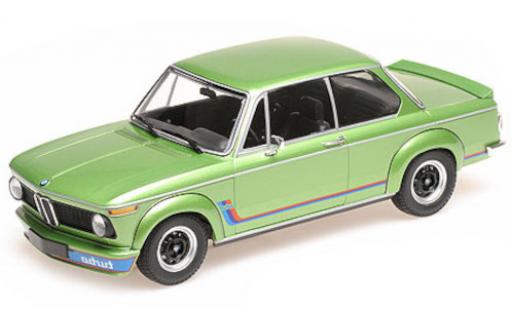 Miniature Bmw 2002 1/18 Minichamps Turbo metallise verte 1972 Bmw 2002 1/18 Minichamps Turbo metallise verte 1972 miniature