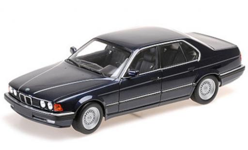 Miniature Bmw 730 1/18 Minichamps i (E32) metallise bleue 1986 Bmw 730 1/18 Minichamps i (E32) metallise bleue 1986 miniature