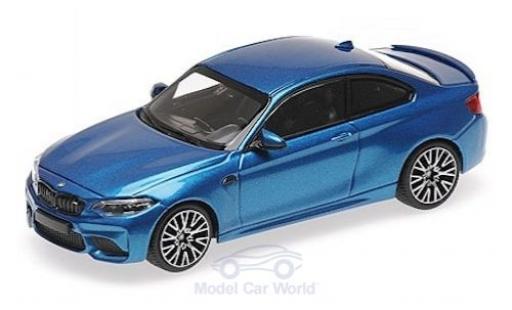 Miniature Bmw M2 1/43 Minichamps Competition metallise bleue 2019 Bmw M2 1/43 Minichamps Competition metallise bleue 2019 miniature