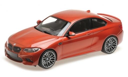 Miniature Bmw M2 1/18 Minichamps Competition metallise orange 2019 Bmw M2 1/18 Minichamps Competition metallise orange 2019 miniature