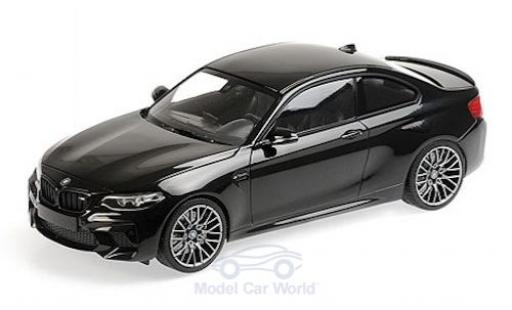 Miniature Bmw M2 1/18 Minichamps Competition metallise noire 2019 Bmw M2 1/18 Minichamps Competition metallise noire 2019 miniature