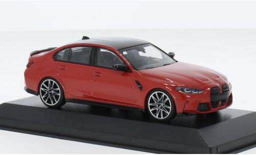 Miniature Bmw M3 1/43 Minichamps Competition (G80) metallise rouge/carbon 2020 1:43 Bmw M3 1/43 Minichamps Competition (G80) metallise rouge/carbon 2020 1:43 miniature