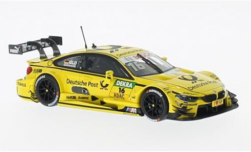 Miniature Bmw M4 1/43 Minichamps (F82) No.16 Team MTEK Deutsche Post DTM 2015 T.Glock Bmw M4 1/43 Minichamps (F82) No.16 Team MTEK Deutsche Post DTM 2015 T.Glock miniature