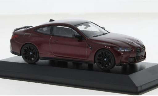 Miniature Bmw M4 1/43 Minichamps metallise rouge 2020 1:43 Bmw M4 1/43 Minichamps metallise rouge 2020 1:43 miniature