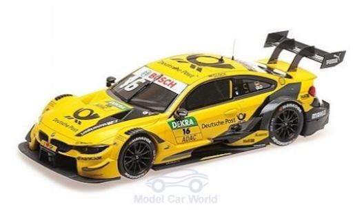 Miniature Bmw M4 1/18 Minichamps No.16 Team RMG Deutsche Post DTM 2018 T.Glock Bmw M4 1/18 Minichamps No.16 Team RMG Deutsche Post DTM 2018 T.Glock miniature