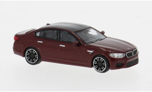 Miniature Bmw M5 1/87 Minichamps (F90) metallise rouge 2018 1:87 Bmw M5 1/87 Minichamps (F90) metallise rouge 2018 1:87 miniature