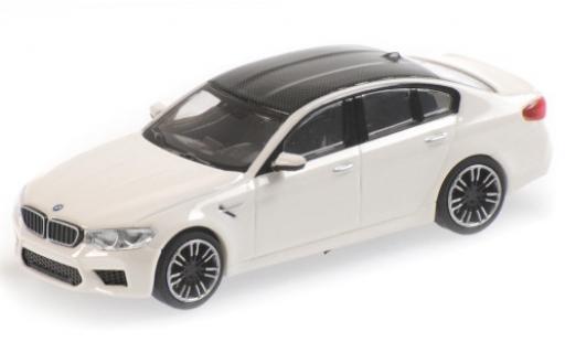 Miniature Bmw M5 1/87 Minichamps (F90) blanche/carbon 2018 Bmw M5 1/87 Minichamps (F90) blanche/carbon 2018 miniature