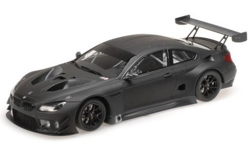 Miniature Bmw M6 1/18 Minichamps GT3 matt-noire 2016 Plain Body Version Bmw M6 1/18 Minichamps GT3 matt-noire 2016 Plain Body Version miniature