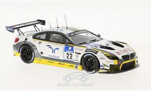 Miniature Bmw M6 1/18 Minichamps GT3 No.22 Rowe Racing 24h Nürburgring 2016 K.Graf/R.Westbrook/N.Catsburg/M.Palttala Bmw M6 1/18 Minichamps GT3 No.22 Rowe Racing 24h Nürburgring 2016 K.Graf/R.Westbrook/N.Catsburg/M.Palttala miniature