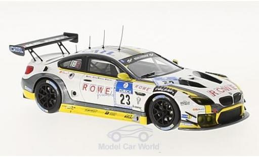 Miniature Bmw M6 1/18 Minichamps GT3 No.23 Rowe Racing 24h Nürburgring 2016 A.Sims/P.Eng/M.Martin/D.Werner Bmw M6 1/18 Minichamps GT3 No.23 Rowe Racing 24h Nürburgring 2016 A.Sims/P.Eng/M.Martin/D.Werner miniature