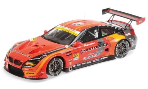Miniature Bmw M6 1/18 Minichamps GT3 No.55 Autobacs Racing Team Aguri Super GT300 2017 S.Takagi/S.Walkinshaw Bmw M6 1/18 Minichamps GT3 No.55 Autobacs Racing Team Aguri Super GT300 2017 S.Takagi/S.Walkinshaw miniature