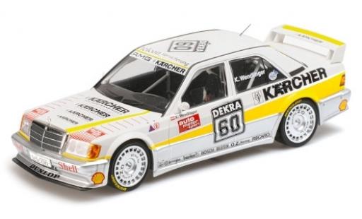 Miniature Mercedes 190 1/18 Minichamps E 2.5-16 EVO 1 No.60 Team AMG- Kärcher DTM 1989 K.Wendlinger Mercedes 190 1/18 Minichamps E 2.5-16 EVO 1 No.60 Team AMG- Kärcher DTM 1989 K.Wendlinger miniature