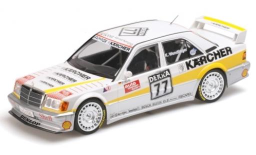 Miniature Mercedes 190 1/18 Minichamps E 2.5-16 EVO 1 No.77 Team AMG- Kärcher DTM 1989 F.Kreuzpointner Mercedes 190 1/18 Minichamps E 2.5-16 EVO 1 No.77 Team AMG- Kärcher DTM 1989 F.Kreuzpointner miniature