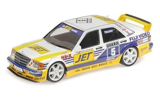 Miniature Mercedes 190 1/18 Minichamps E 2.5-16 Evo 1 (W201) No.5 Team MS-JET Jet DTM 1989 M.Reuter Mercedes 190 1/18 Minichamps E 2.5-16 Evo 1 (W201) No.5 Team MS-JET Jet DTM 1989 M.Reuter miniature
