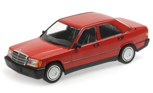 Miniature Mercedes 190 1/18 Minichamps E (W201) rouge 1982 Mercedes 190 1/18 Minichamps E (W201) rouge 1982 miniature