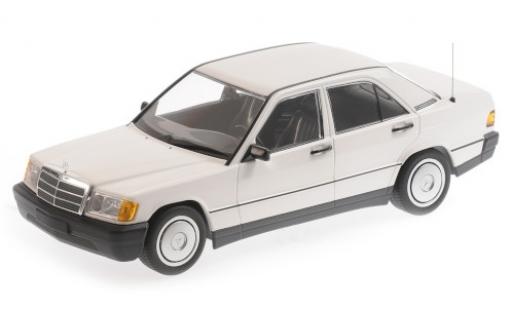 Miniature Mercedes 190 1/18 Minichamps E (W201) blanche 1982 Mercedes 190 1/18 Minichamps E (W201) blanche 1982 miniature
