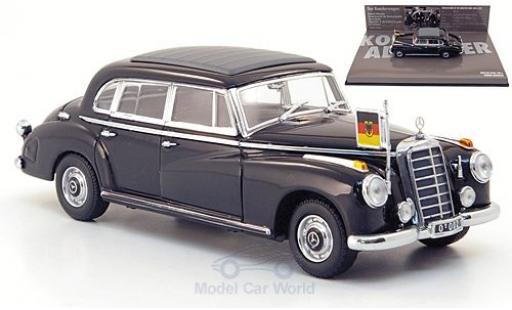 Miniature Mercedes 300 1/43 Minichamps b (W186III) noire 1955 Konrad Adenauer Mercedes 300 1/43 Minichamps b (W186III) noire 1955 Konrad Adenauer miniature