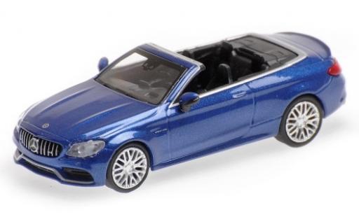 Miniature Mercedes Classe C 1/87 Minichamps AMG C63 Cabriolet (A205) metallise bleue 2019 Mercedes Classe C 1/87 Minichamps AMG C63 Cabriolet (A205) metallise bleue 2019 miniature