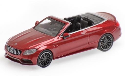 Miniature Mercedes Classe C 1/87 Minichamps AMG C63 Cabriolet (A205) metallise rouge 2019 Mercedes Classe C 1/87 Minichamps AMG C63 Cabriolet (A205) metallise rouge 2019 miniature