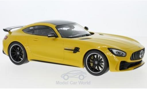 Miniature Mercedes AMG GT 1/18 Minichamps -R jaune/noire 2017 Mercedes AMG GT 1/18 Minichamps -R jaune/noire 2017 miniature