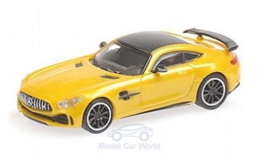 Miniature Mercedes AMG GT 1/87 Minichamps R metallise jaune 2017 Mercedes AMG GT 1/87 Minichamps R metallise jaune 2017 miniature