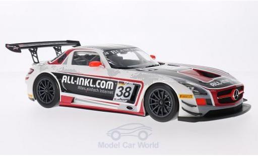 Miniature Mercedes SLS 1/18 Minichamps AMG GT3 No.38 Münnich Motorsport FIA GT1 World Championship 2012 M.Basseng/M.Winkelhock Mercedes SLS 1/18 Minichamps AMG GT3 No.38 Münnich Motorsport FIA GT1 World Championship 2012 M.Basseng/M.Winkelhock miniature