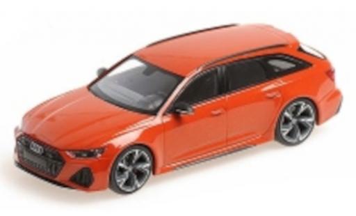 Miniature Audi RS6 1/43 Minichamps Avant (C8) metallise orange 2019 Audi RS6 1/43 Minichamps Avant (C8) metallise orange 2019 miniature