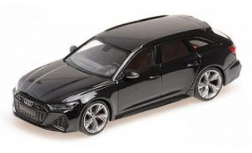 Miniature Audi RS6 1/43 Minichamps Avant (C8) metallise noire 2019 Audi RS6 1/43 Minichamps Avant (C8) metallise noire 2019 miniature
